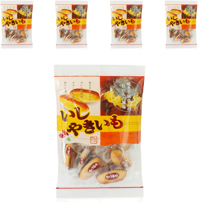 시와이세도 이시야키이모 빵, 155g, 5개