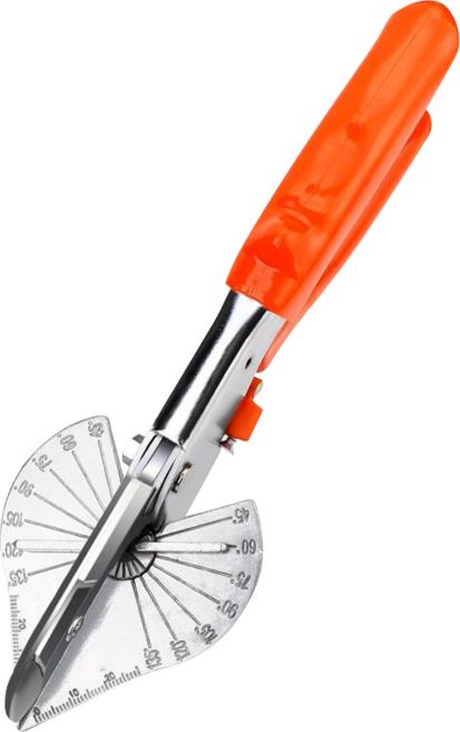 메오 각도 가위 PVC 재단 다용도 만능 절삭 접목 몰딩가위, 1개