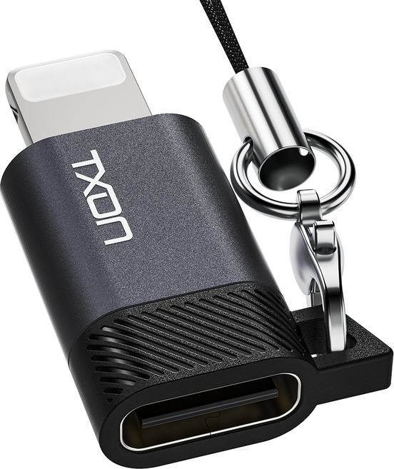 티엑스온 USB 변환 OTG 젠더, 1개, C타입 to L 타입