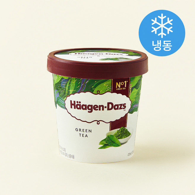 하겐다즈 파인트 그린티 (냉동), 473ml, 1개입, 1개