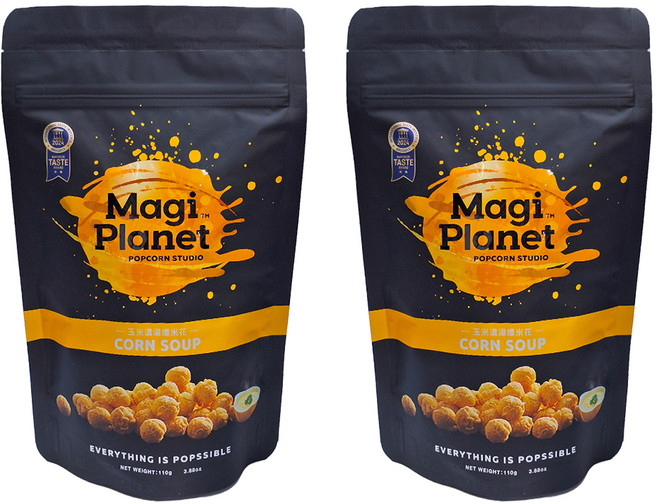 Magi Planet 星球工坊 爆米花 玉米濃湯 Corn Soup, 110g, 2包