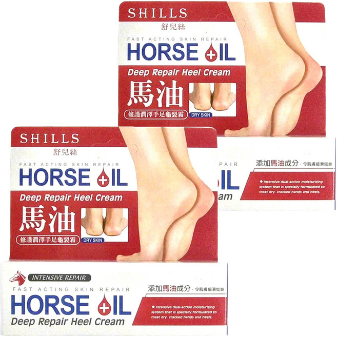 SHILLS 舒兒絲 馬油修護潤澤手足龜裂霜, 2盒, 50ml