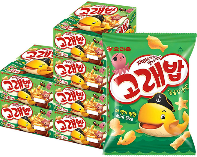 고래밥 미니 볶음양념맛, 20g, 60개