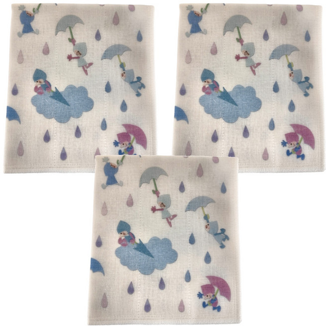 Naramachi 丸山纖維 雨天 蚊帳生地 抹布, 3個