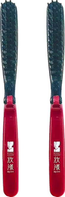 BEAUTYOUNG 妝漾 鈦鍺輕巧折疊梳, F, 2支