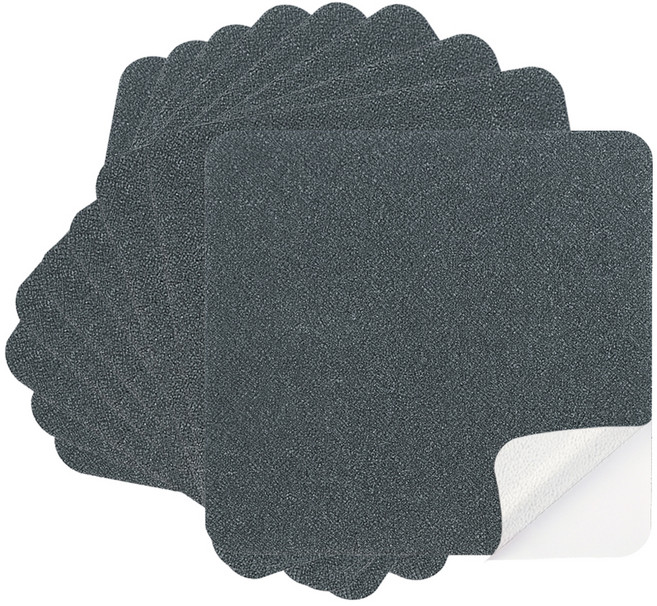 다다 욕실 타일용 미끄럼방지 스티커, 10개, 그레이