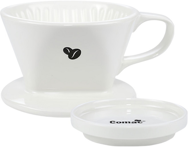 Comac 陶瓷咖啡濾杯組, 咖啡濾杯 + 底座, 1組