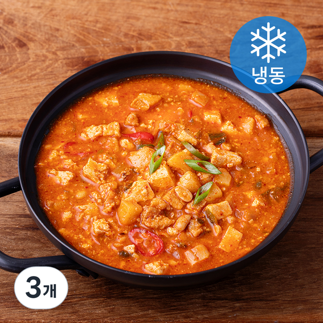 매콤 돼지 짜글이 (냉동), 220g, 3개