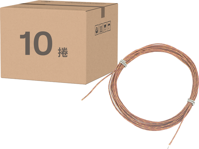 JIAHON 嘉鴻 K型熱電偶測溫線 回溫爐/高溫用 GGK36 線 + 點焊 120cm, 10捲