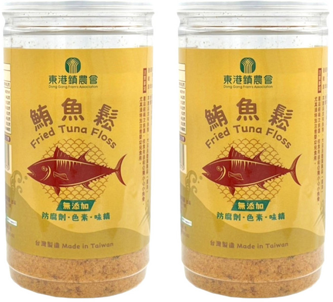 東港鎮農會 鮪魚鬆, 300g, 2罐