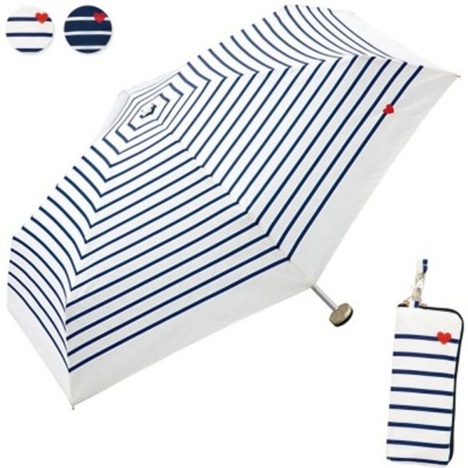 더블유피씨 하트 보더 미니 5단 우양산 3020-126-002