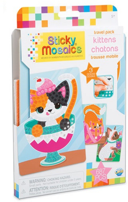오르브 팩토리 스티커 모자이크 트래플팩, 아기고양이들, 1개
