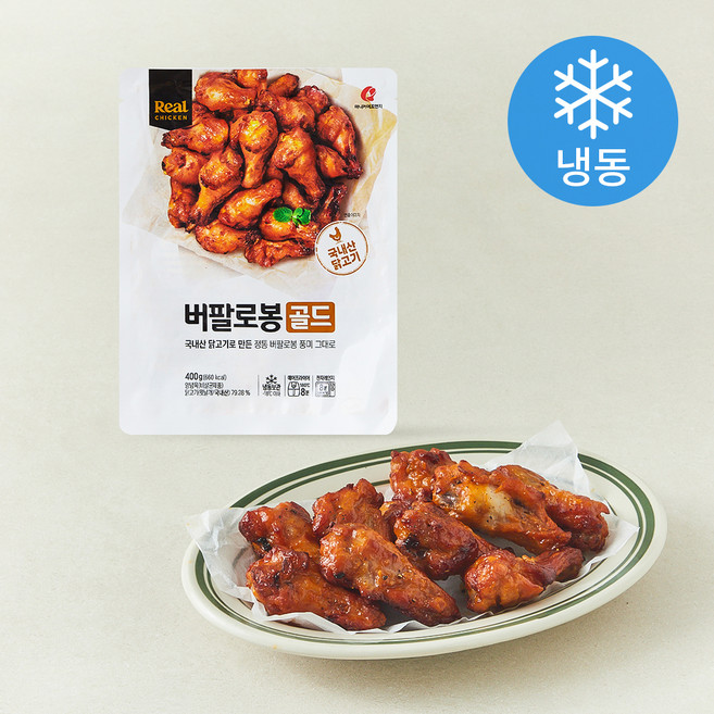마니커에프앤지 버팔로봉골드 (냉동), 400g, 1개