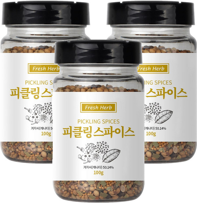 신선약초 피클링 스파이스, 100g, 3개