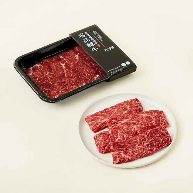 횡성한우 1++(7) 치마살 구이용 (냉장), 200g, 1개 - 쿠팡