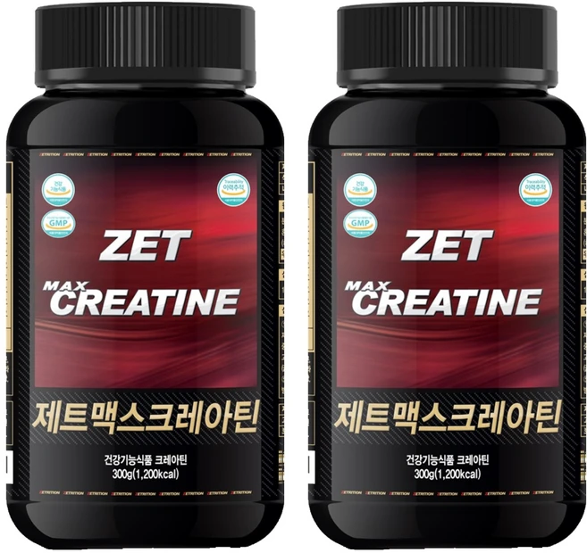 제트리션 제트맥스크레아틴, 2개, 300g - 쿠팡
