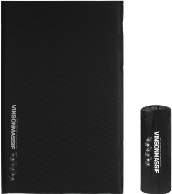 빈슨메시프 시그니처 자충 에어매트 5T + 보관가방, 블랙