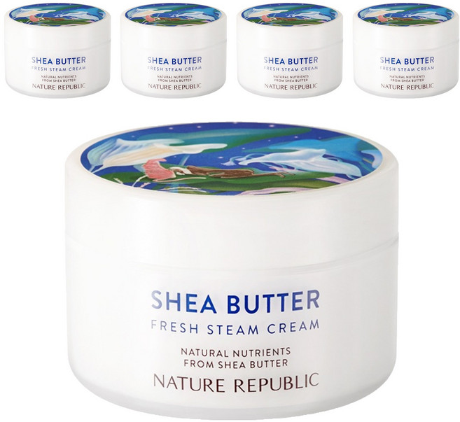 네이처리퍼블릭 쉐어버터 프레시 스팀 크림 지복합성용, 100ml, 5개