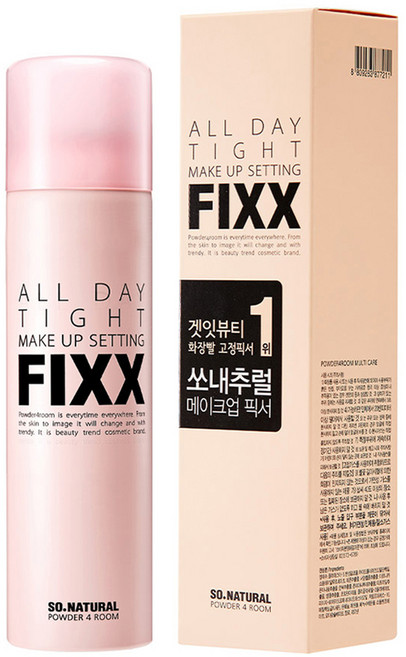 쏘내추럴 파우더포룸 올 데이 타이트 메이크업 세팅 픽서, 100ml, 1개