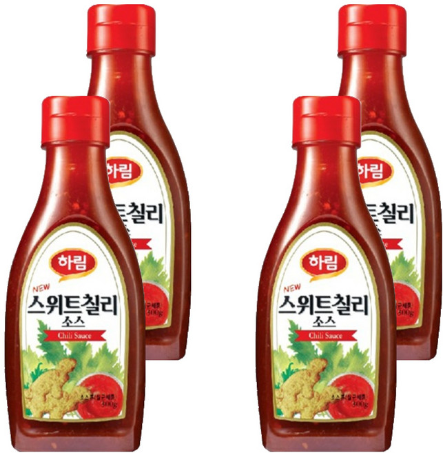 하림 뉴 스위트 칠리 소스, 300g, 4개