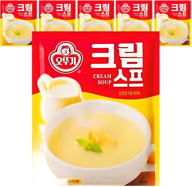 오뚜기 크림 스프, 80g, 6개
