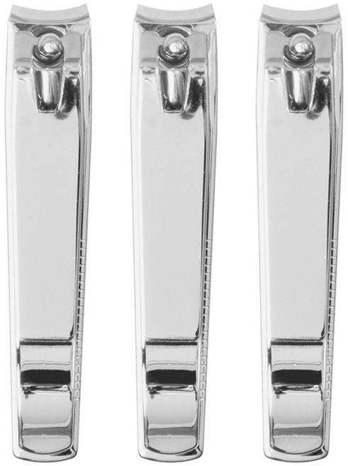 벨로티 고급 손톱깎이 대형 라운드타입, 실버, 3개