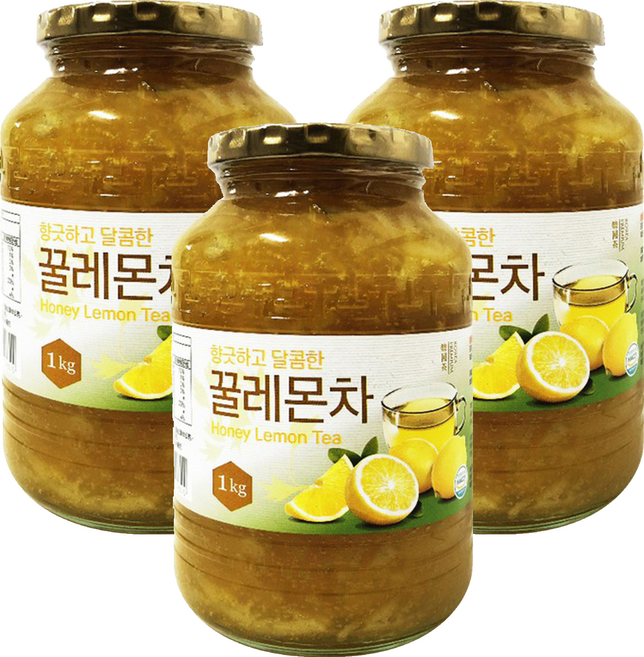 逢國食品 韓國蜂蜜檸檬茶, 1kg, 1入, 3罐