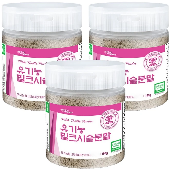 고미네 유기농 밀크시슬 분말, 150g, 3개 - 쿠팡