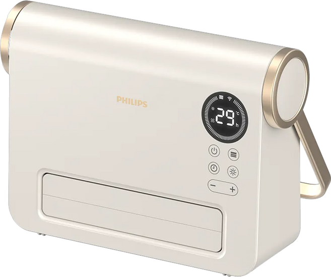 PHILIPS 飛利浦 壁掛暖風機 遙控, AHR3126FX, 米白金