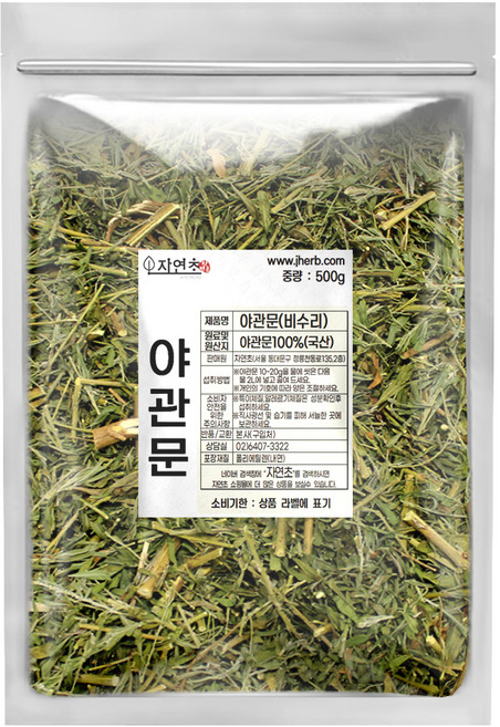 자연초 건조 야관문 차 비수리, 500g, 1개