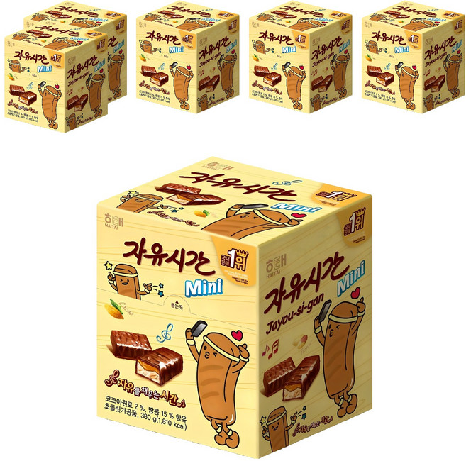 자유시간 미니, 380g, 6개