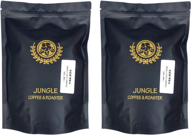 巴西喜拉朵咖啡豆, 原豆(未研磨), 500g, 2個