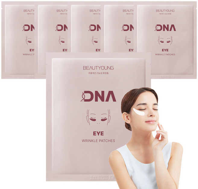 뷰티영 DNA 눈가 주름 패치, 1개, 6개입