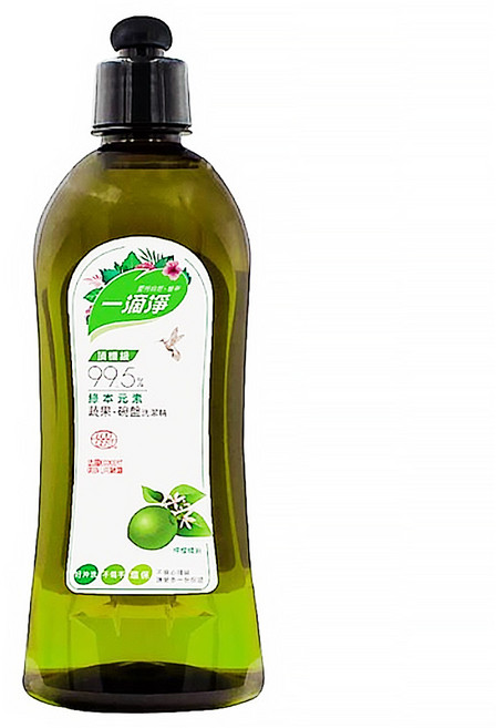 一滴淨 蘆薈多酚食品用洗潔精 檸檬, 450g, 1瓶
