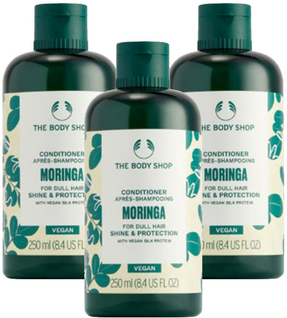 더바디샵 모링가 샴푸, 250ml, 3개