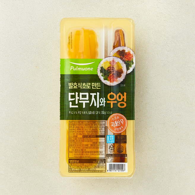 풀무원 김밥용 단무지와우엉, 350g, 1개