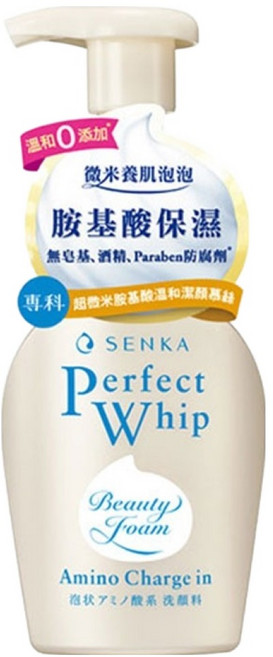 SENKA 專科 台灣公司貨 超微米胺基酸溫和潔顏慕絲, 150ml, 1瓶