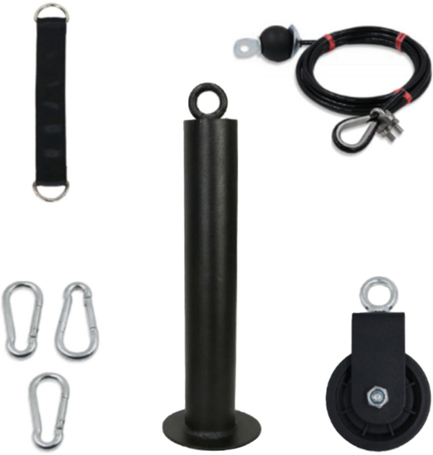 피트미션 헬스케이블 세트, SET 3번, 블랙