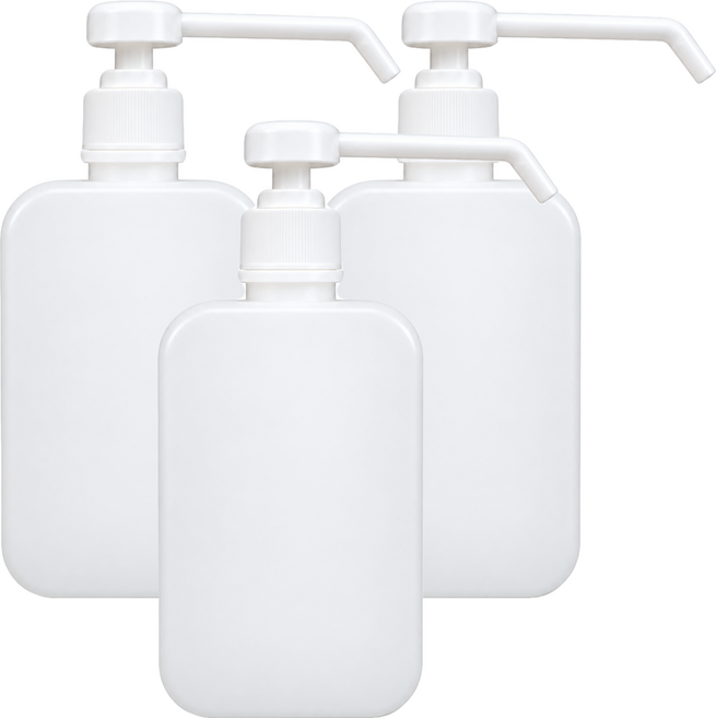 日本 echo 液體壓罐 500ml, 3個, 白色 + 霧透明