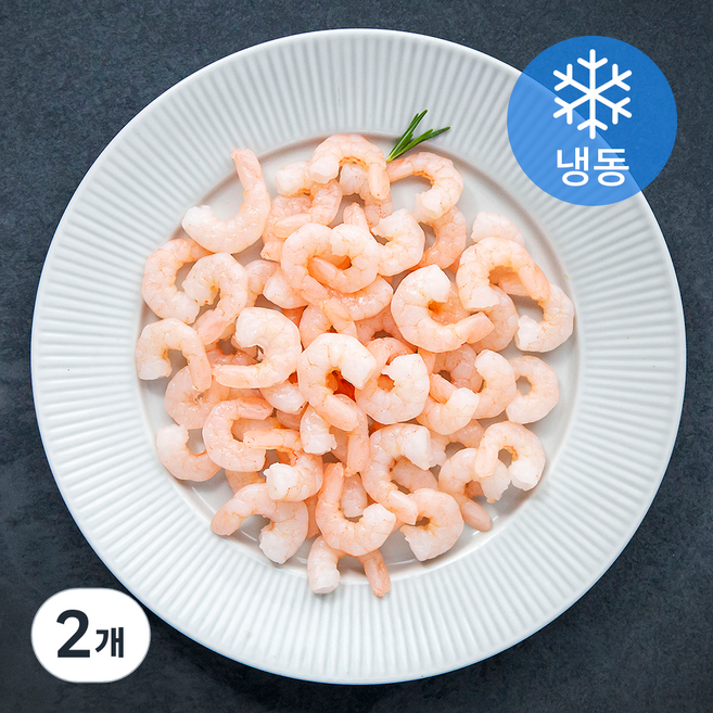 사랑해어 자숙새우살 (냉동), 600g (115~250 마리), 2개