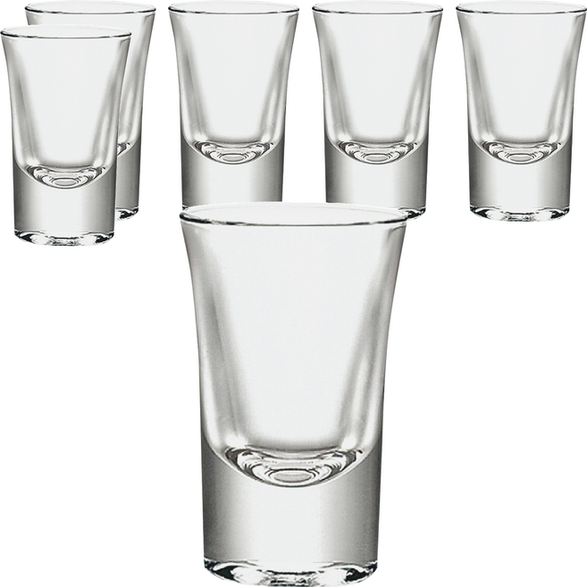 Bormioli Rocco 度力龍烈酒杯 透明色 義大利製 小酒杯 一口杯, 6個