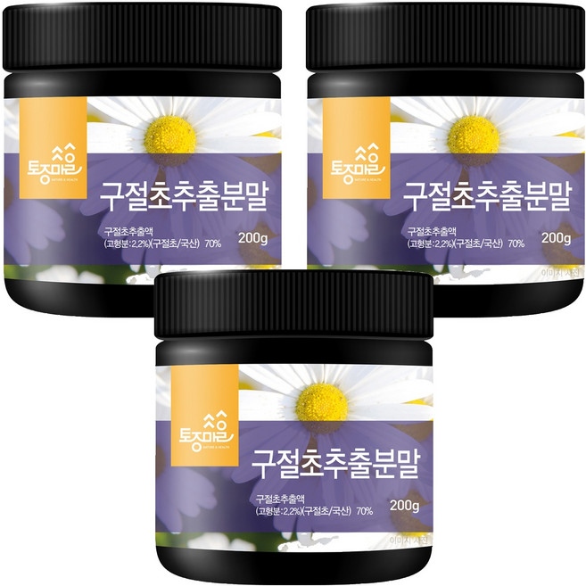 토종마을 구절초 추출분말, 3개, 200g