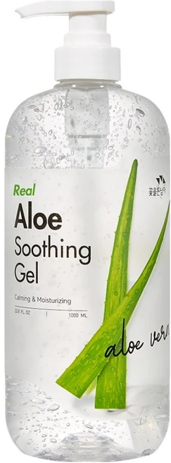 꽃을든남자 수분이 꽉 차 더 촉촉한 리얼 알로에 수딩젤, 1L, 1개 - 쿠팡