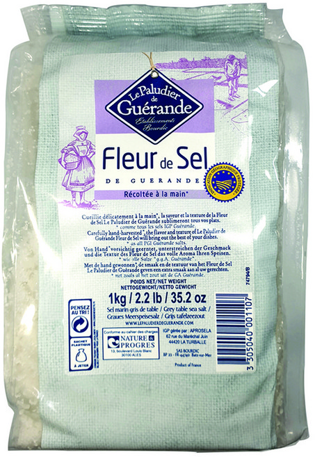르팔루디에르 플뢰르드셀 게랑드 토판천일염, 1kg, 1개