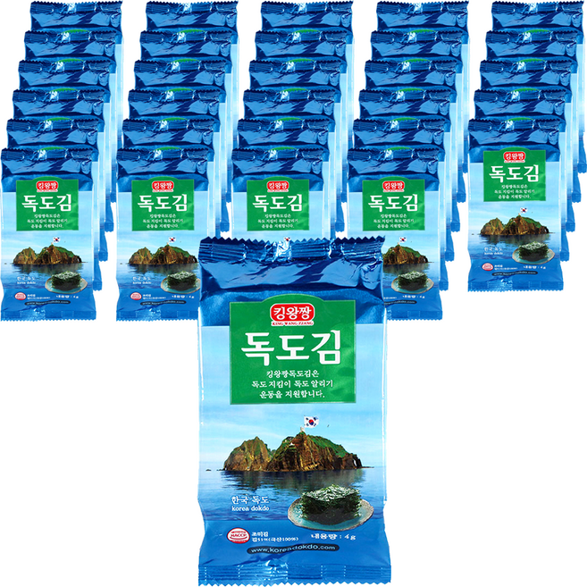 독도김 도시락김, 4g, 60개