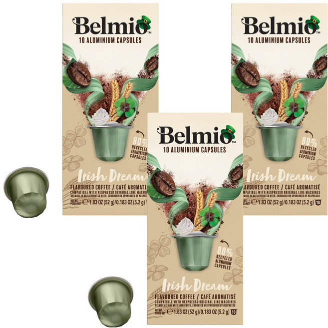 벨미오 아이리쉬 드림 캡슐커피, 5.2g, 10개입, 3개