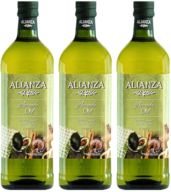 알리안자 아보카도 오일, 3개, 1L