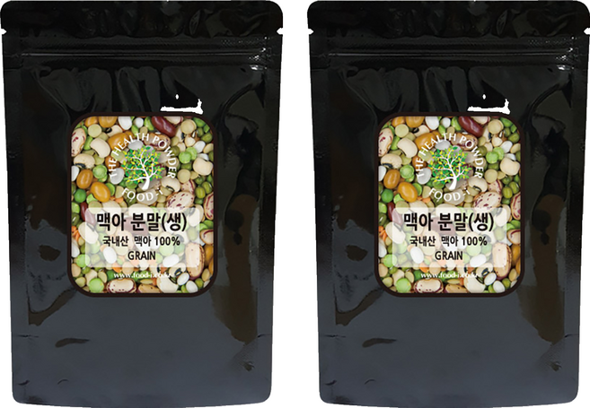 스쿨아이 맥아 분말 생 국내산, 200g, 2개