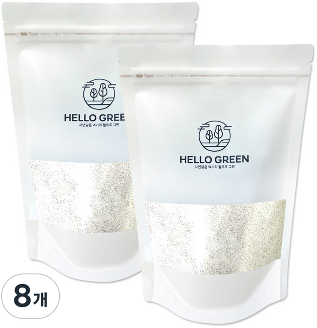 헬로우그린 볶은 팥 분말, 8개, 500g