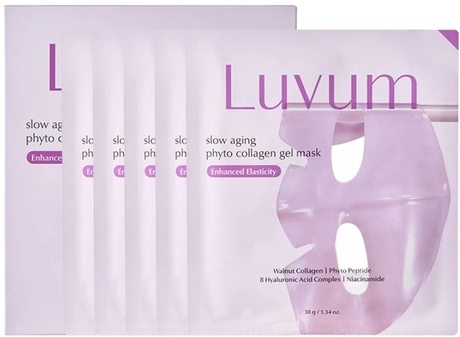 러븀 슬로우 에이징 피토 콜라겐 겔 마스크, 1개, 5개입 - 쿠팡